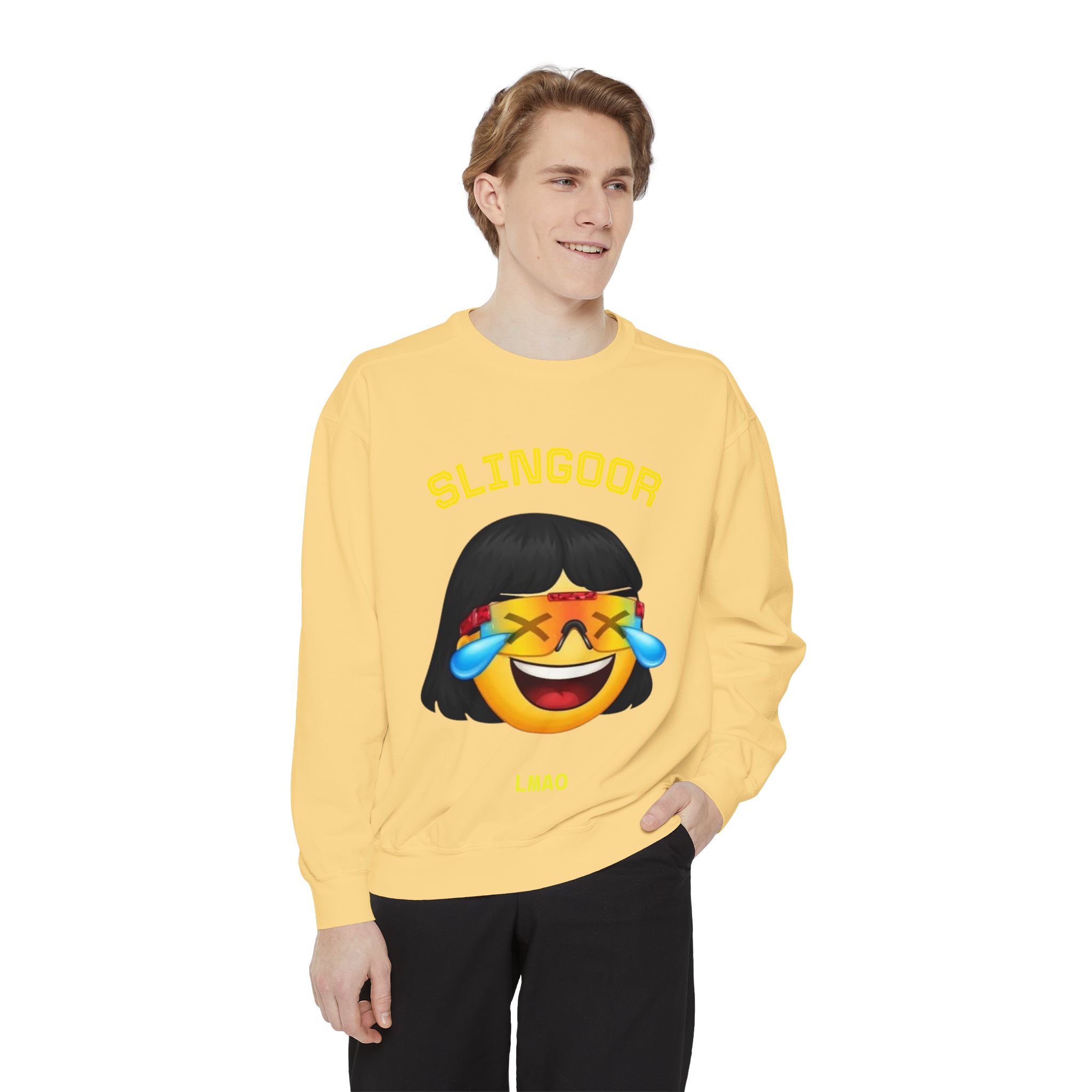 Unisex Garment-Dyed Sweatshirt - Image 11